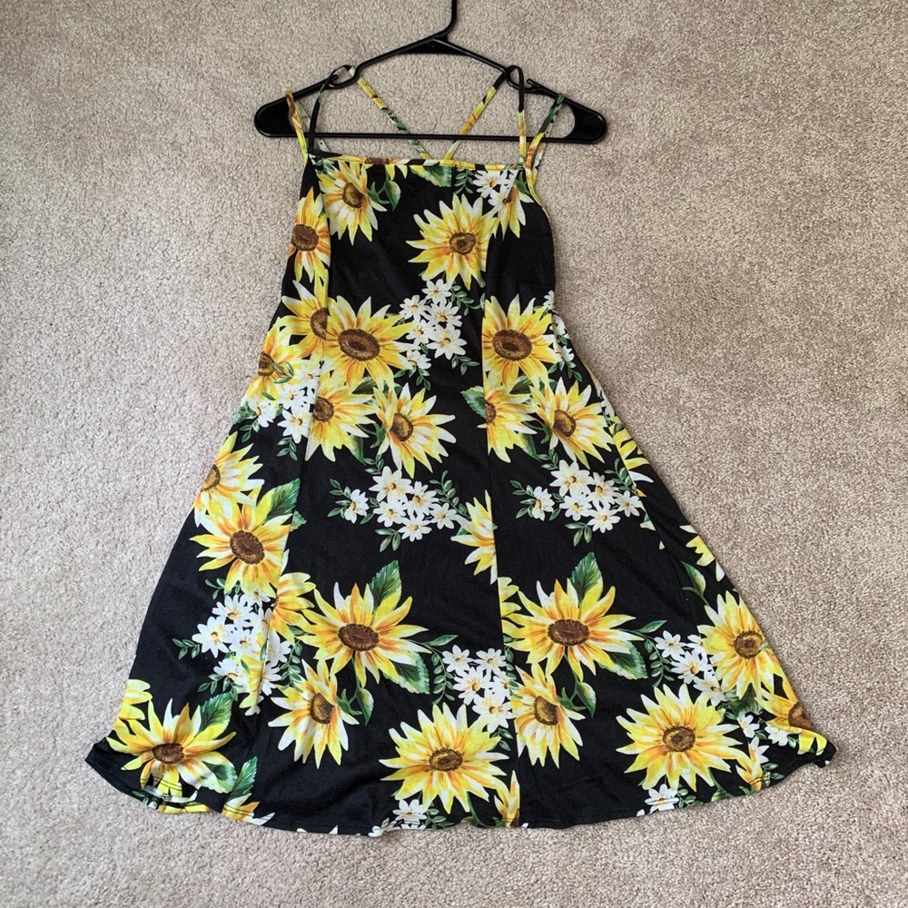 ASOS size 10 sunflower dress